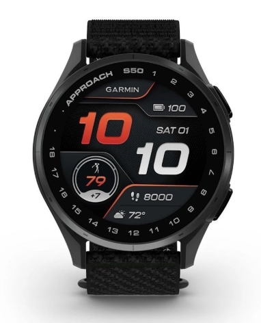 умные часы watch garmin approach s50 43 black with black nylon умные часы watch garmin approach s50 43 black with black nylon