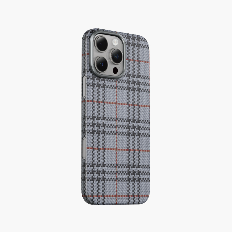 Чехол iPhone 16 Keephone Kevilar Scots Magsafe Case Natural Titanium