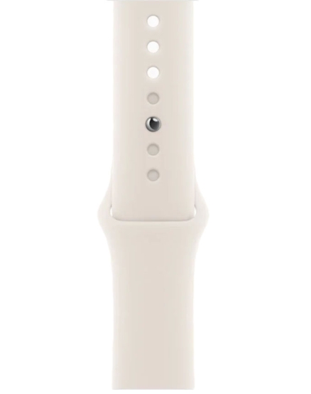 умные часы apple watch s10 42 mm gold titanium case starlight sport band s/m (mx063)