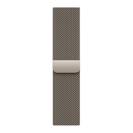 умные часы apple watch s11 42mm gold titanium case with milanese loop natural