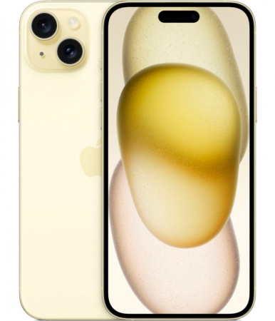 смартфон apple iphone 15 plus 512 гб, yellow (nano-sim + nano-sim)