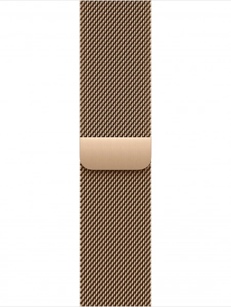 умные часы apple watch s10 46 mm gold titanium case with gold milanese loop s/m