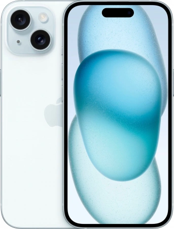 смартфон apple iphone 15 512 гб, blue (nano-sim + nano-sim)