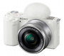 sony vlogcam zv-e10l 16-50 mm kit white