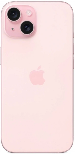 смартфон apple iphone 15 256 гб, pink (nano-sim + esim)