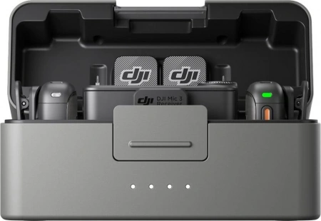 беспроводной микрофон dji mic 3 (2 tx + 1 rx + charging case)