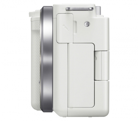sony vlogcam zv-e10l 16-50 mm kit white