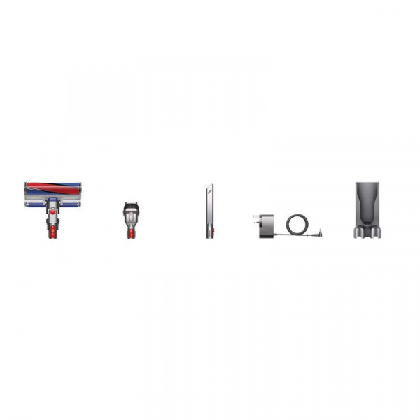пылесос dyson v15 origin fluffy iron red