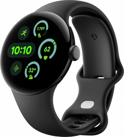 pixel watch 3 45 wi-fi matte black/obsidian