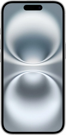 смартфон apple iphone 16 256 гб, white (nano-sim + esim)