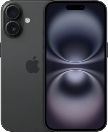 смартфон apple iphone 16 256 гб, black (nano-sim + esim) смартфон apple iphone 16 256 гб, black (nano-sim + esim)