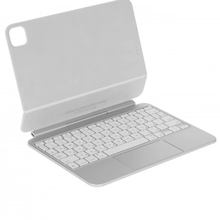 чехол-клавиатура apple magic keyboard для apple ipad pro 11 (m4) white (mwr03)