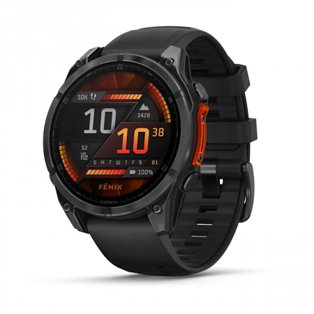 умные часы watch garmin fenix 8 47 amoled slate gray with black silicone 010-02904-00 умные часы watch garmin fenix 8 47 amoled slate gray with black silicone 010-02904-00