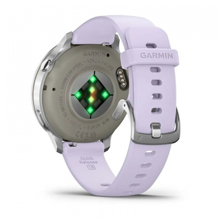 умные часы watch garmin venu 4 41 mm silver purple 010-03013-01