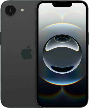 смартфон apple iphone 16e 128 гб black (esim)