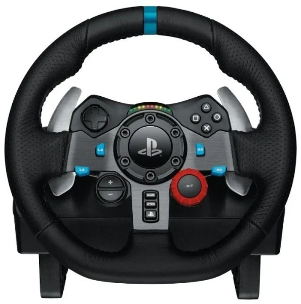 руль игровой logitech g driving force g29 для ps5, ps4, ps3 и пк, черный