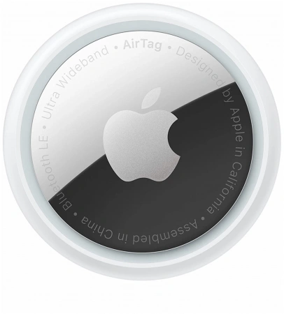 Трекер Apple AirTag Gen 2 (2026) белый/серебристый, 1 шт.