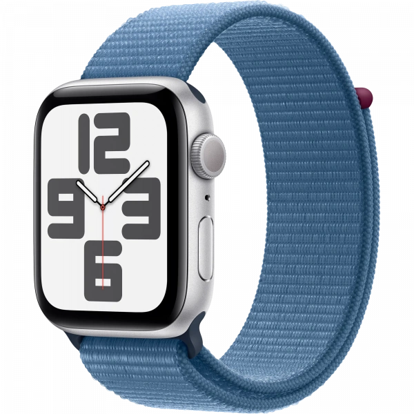 умные часы apple watch se (2023) 40 silver case winter blue sport loop (mre33) умные часы apple watch se (2023) 40 silver case winter blue sport loop (mre33)