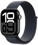 умные часы apple watch s10 42 mm jet black aluminum case sport loop