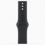 умные часы apple watch s10 42 mm slate titanium case black sport band s/m (mwxg3) lte