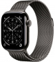 умные часы apple watch s11 42mm slate titanium case with milanese loop slate