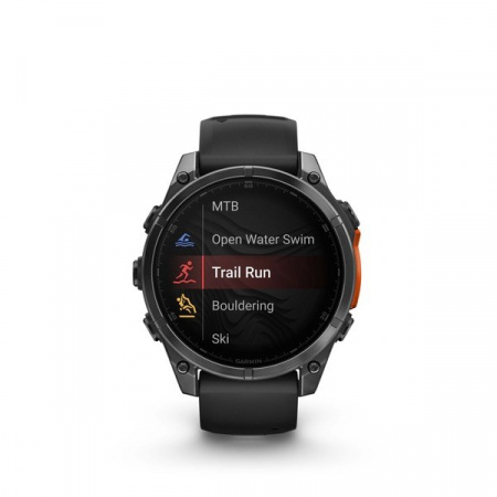 умные часы watch garmin fenix 8 47 amoled slate gray with black silicone 010-02904-00 умные часы watch garmin fenix 8 47 amoled slate gray with black silicone 010-02904-00
