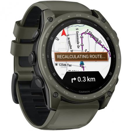 умные часы watch garmin tactix 8 51mm amoled olive drab cerakote with black silicone 010-04553-11