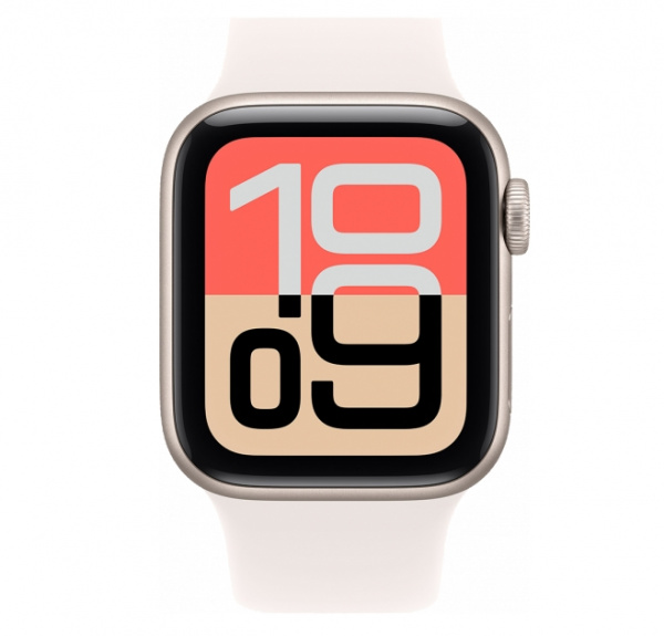 умные часы apple watch se 3 40mm (2025) starlight aluminum case with sport band starlight s/m умные часы apple watch se 3 40mm (2025) starlight aluminum case with sport band starlight s/m