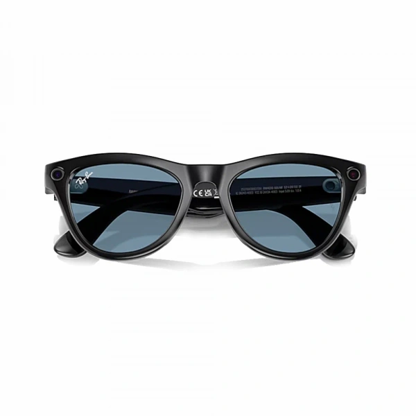 умные очки ray-ban meta skyler (m), rw4010 shiny black/transitions cerulean blue