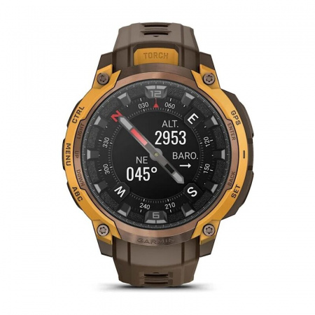 умные часы watch garmin instinct crossover amoled bronze sunburst cocoa 010-03398-01