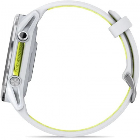 умные часы watch garmin forerunner 970 47mm titanium whitestone/yellow 010-02969-11