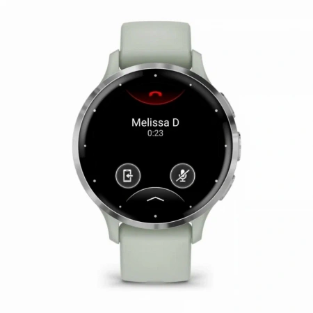 умные часы watch garmin venu 3s silver stainless sage grey 010-02785-51