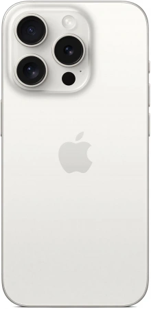 смартфон apple iphone 15 pro max 256 гб, white titanium (nano-sim + nano-sim)