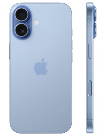 смартфон apple iphone 17 256 гб, mist blue (esim)